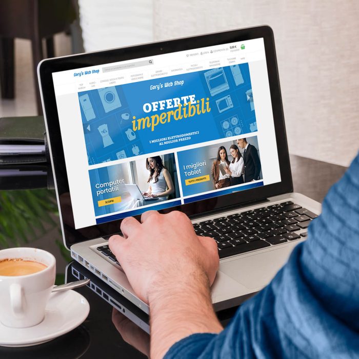 Gory’s Web Shop – Grafica e Marketing Sito Web